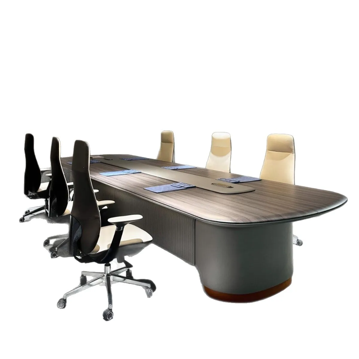 Customizable large conference room long table high-end business simplicity modern oval long table reception negotiation table
Customizable large conference room long table high-end business simplicity modern oval long table reception negotiation table