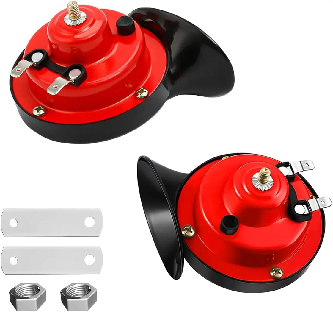 2PCS 300DB Super Loud Train Horns, 12V Waterproof Air Horns Replacement Kit, Automotive Accessories Universal for Car
2PCS 300DB Super Loud Train Horns, 12V Waterproof Air Horns Replacement Kit, Automotive Accessories Universal for Car