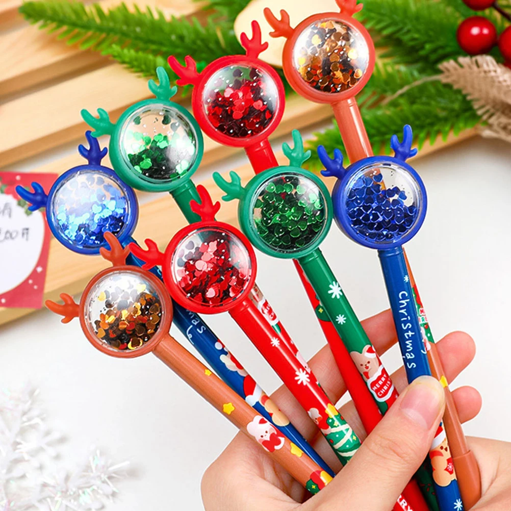 8 шт., праздничные ручки для рождественской елки, гладкие гелевые чернила, удобная ручка для ведения журнала, школьного офиса, милые студенческие канцелярские принадлежности
8 шт., праздничные ручки для рождественской елки, гладкие гелевые чернила, удобная ручка для ведения журнала, школьного офиса, милые студенческие канцелярские принадлежности