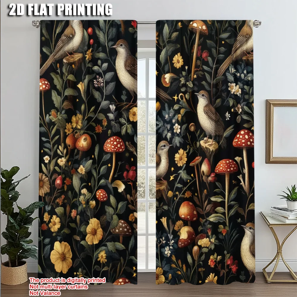 2pcs, Popular Curtain Panels 2D print Forest Animal & Floral Versatile Fabric (without rod) Decorations For Home Ldeal for
2pcs, Popular Curtain Panels 2D print Forest Animal & Floral Versatile Fabric (without rod) Decorations For Home Ldeal for