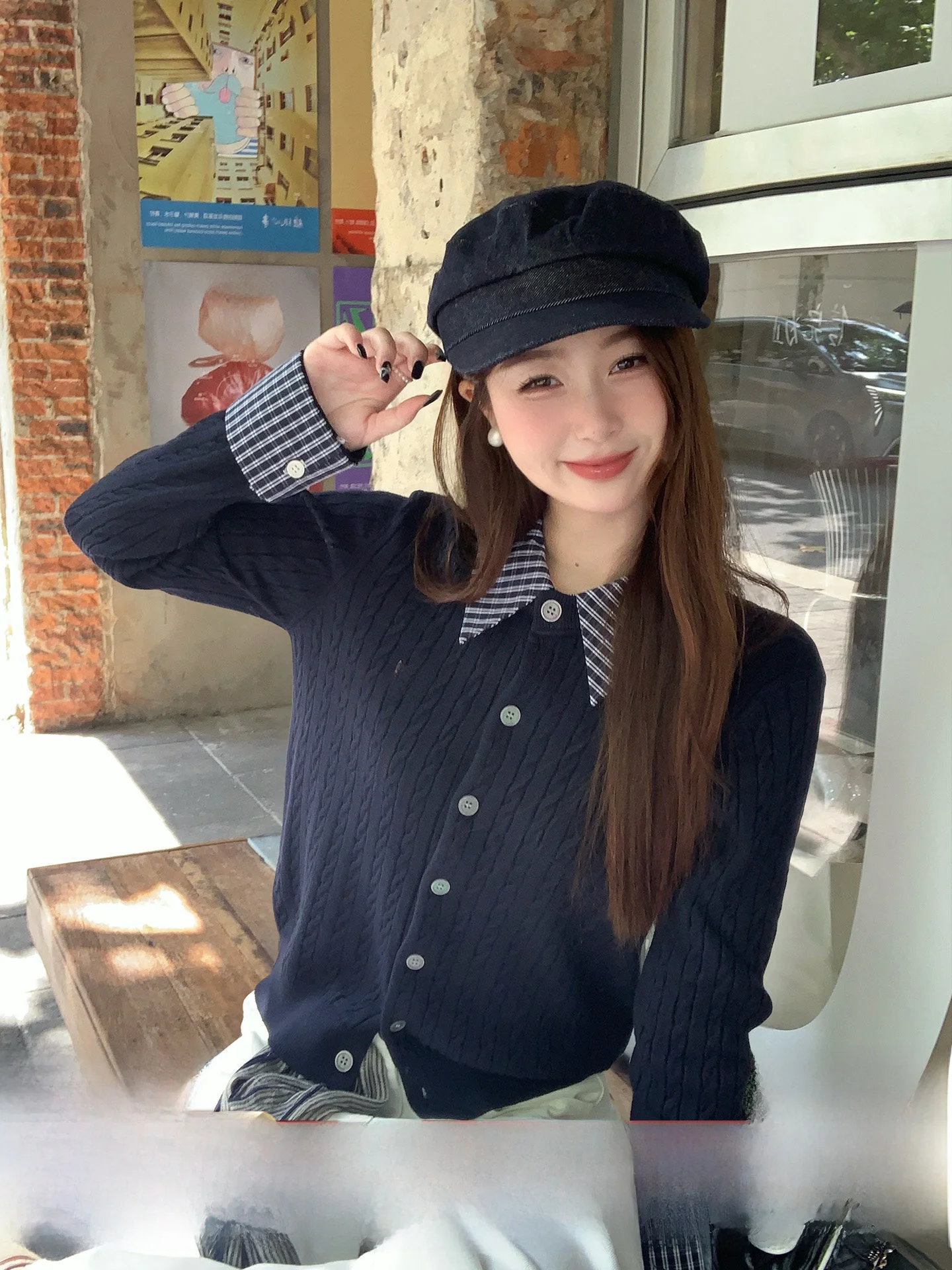 Вязаный кардиган Su San San для женщин, модный топ на раннюю весну, синий свитер, повседневный, приталенный, с длинными рукавами
Вязаный кардиган Su San San для женщин, модный топ на раннюю весну, синий свитер, повседневный, приталенный, с длинными рукавами