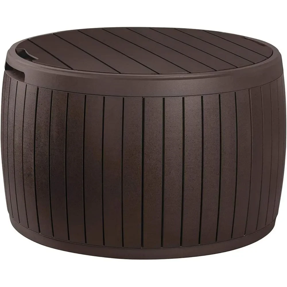 37 Gallon Large Waterproof Outdoor Storage Deck Box, Brown, Multi-Purpose Patio Organizer
37 Gallon Large Waterproof Outdoor Storage Deck Box, Brown, Multi-Purpose Patio Organizer