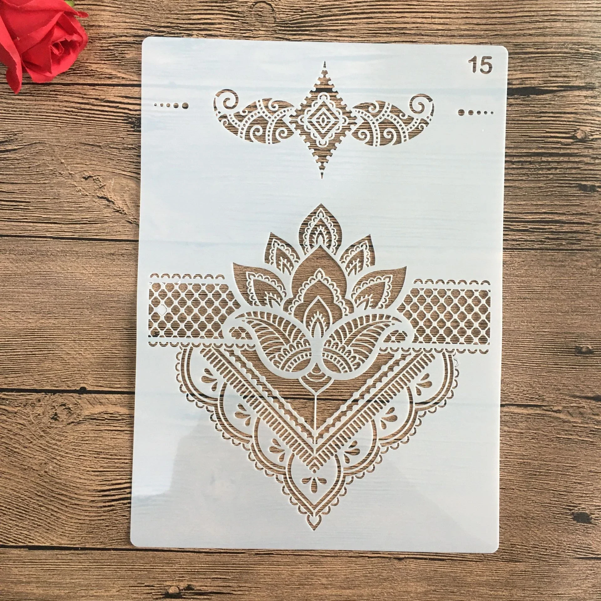 A4 29 * 21cm Mandala DIY Stencils Wall Painting Scrapbook Coloring Embossing Album Decorative Paper Card Template Retro
A4 29 * 21cm Mandala DIY Stencils Wall Painting Scrapbook Coloring Embossing Album Decorative Paper Card Template Retro
