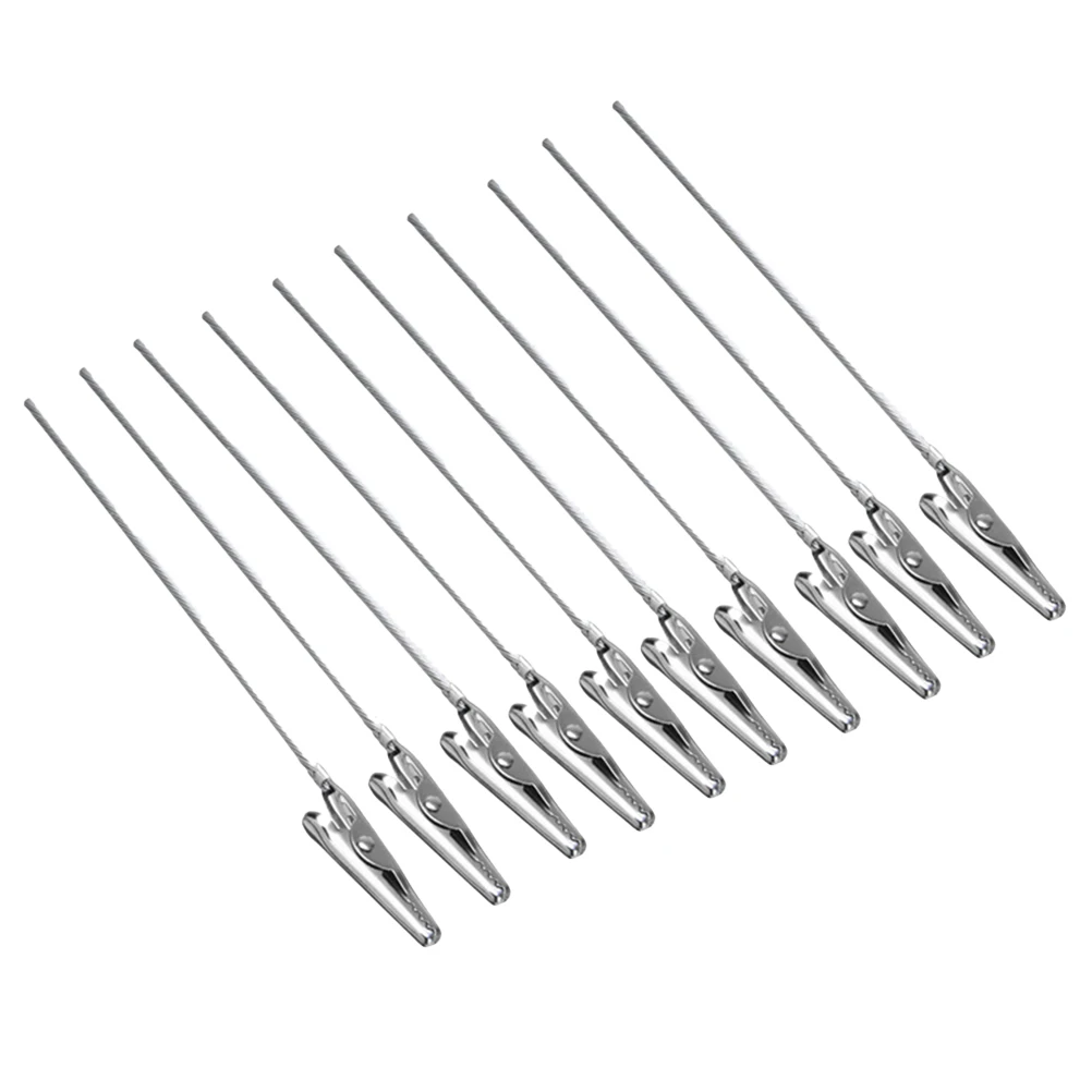 50pcs Long Alligator Clips Metal Wire Clamp Memo Holder For Photos Cards Labels Presentation
50pcs Long Alligator Clips Metal Wire Clamp Memo Holder For Photos Cards Labels Presentation