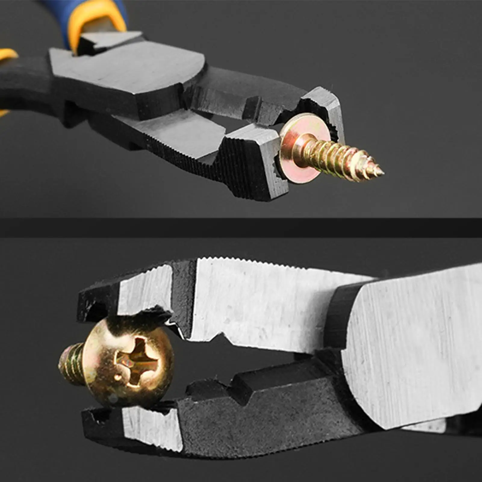 Многофункциональные регулируемые плоскогубцы для удаления заусенцев и обжатых винтов, с нескользящим покрытием, для заусенцев, обжатых винтов и ржавых винтов
Многофункциональные регулируемые плоскогубцы для удаления заусенцев и обжатых винтов, с нескользящим покрытием, для заусенцев, обжатых винтов и ржавых винтов