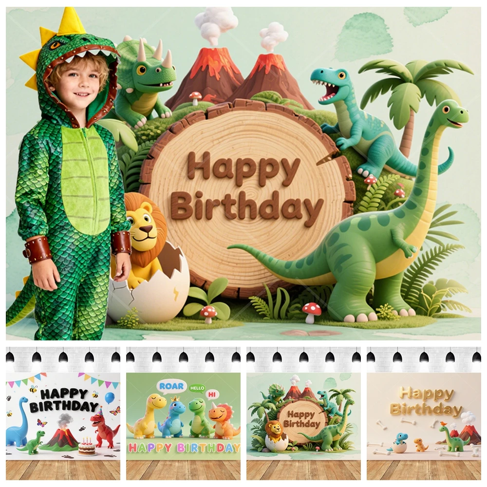 Watercolor Cartoon Dinosaur Jurassic Backdrop Customizable Boy Birthday Party Photo Booth Portrait Photography Studio Background
Watercolor Cartoon Dinosaur Jurassic Backdrop Customizable Boy Birthday Party Photo Booth Portrait Photography Studio Background