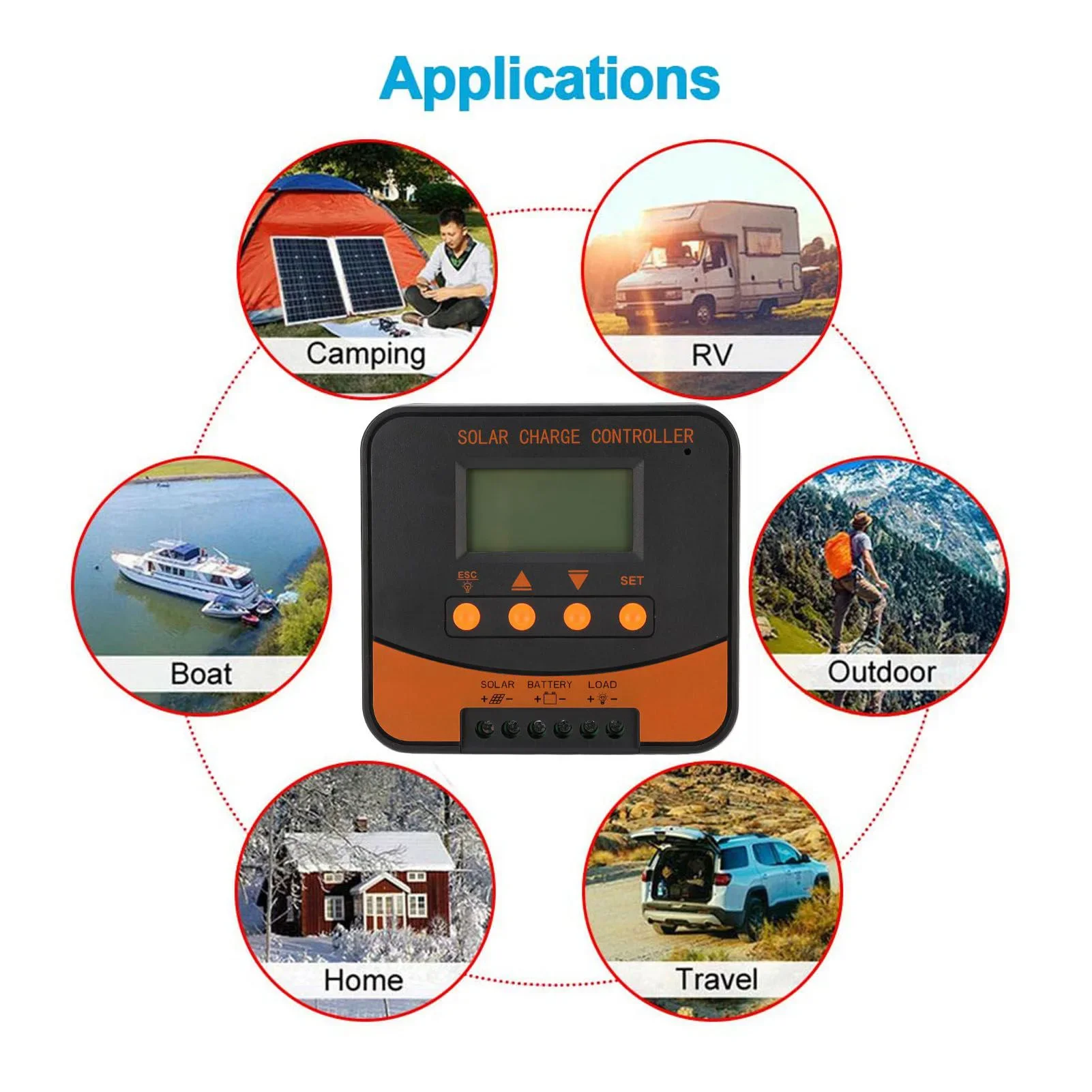 12V 24V Auto Switching Solar Panel Charging Controller 10A MPPT Solar Charge Controller for GEL SLA LFP LI USE Battery
12V 24V Auto Switching Solar Panel Charging Controller 10A MPPT Solar Charge Controller for GEL SLA LFP LI USE Battery