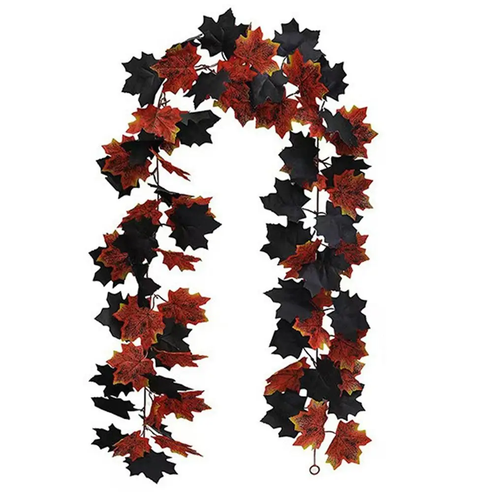 Retro Halloween Black Maple Leaf Realistic Elegant Halloween Garland Plastic Autumn Outdoor Halloween Decorations Courtyard
Retro Halloween Black Maple Leaf Realistic Elegant Halloween Garland Plastic Autumn Outdoor Halloween Decorations Courtyard