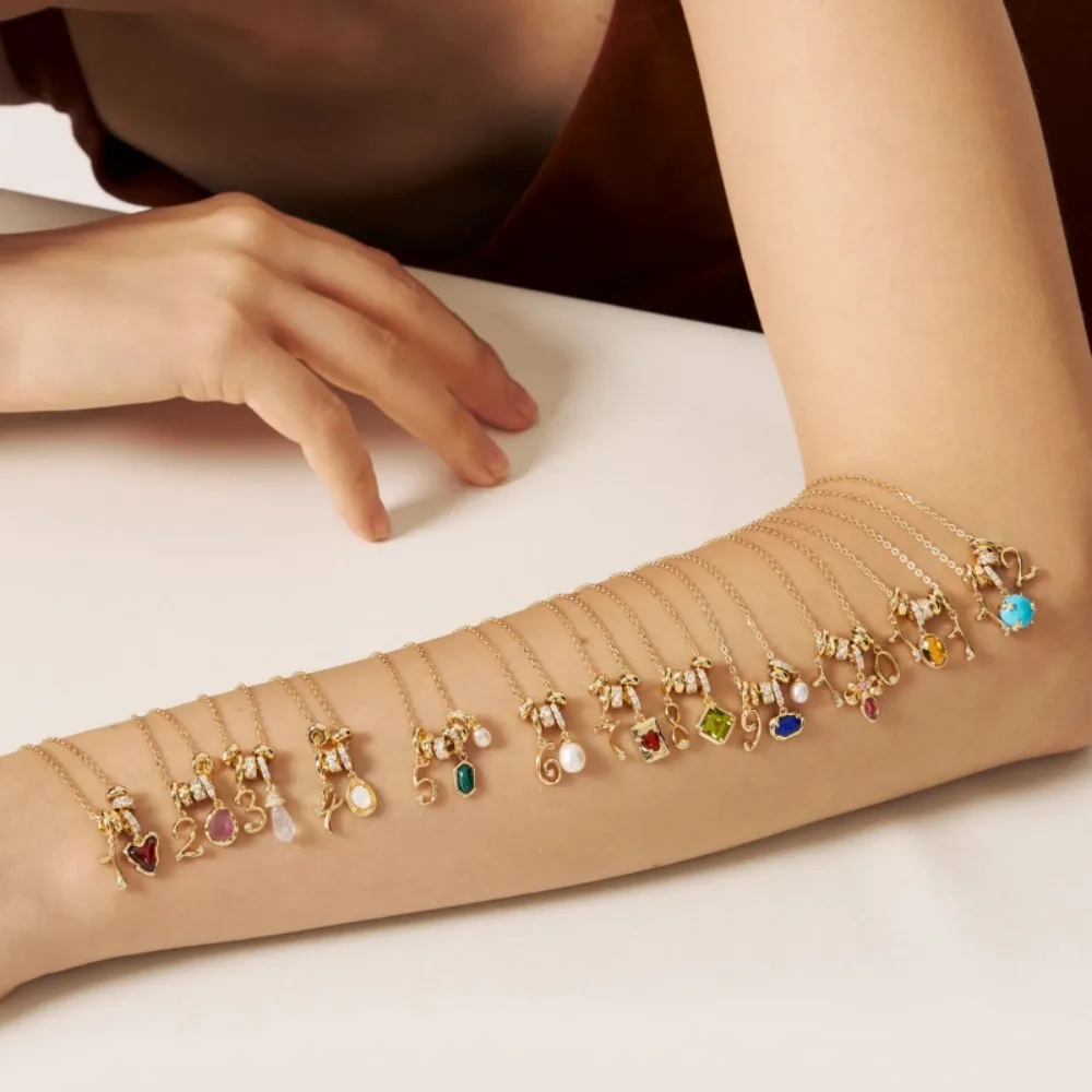 Personalized Birthstone Number Charm Bracelet, Gold Plated Dainty Layered Delicate Chain Custom Date Daily Women Jewelry
Personalized Birthstone Number Charm Bracelet, Gold Plated Dainty Layered Delicate Chain Custom Date Daily Women Jewelry
