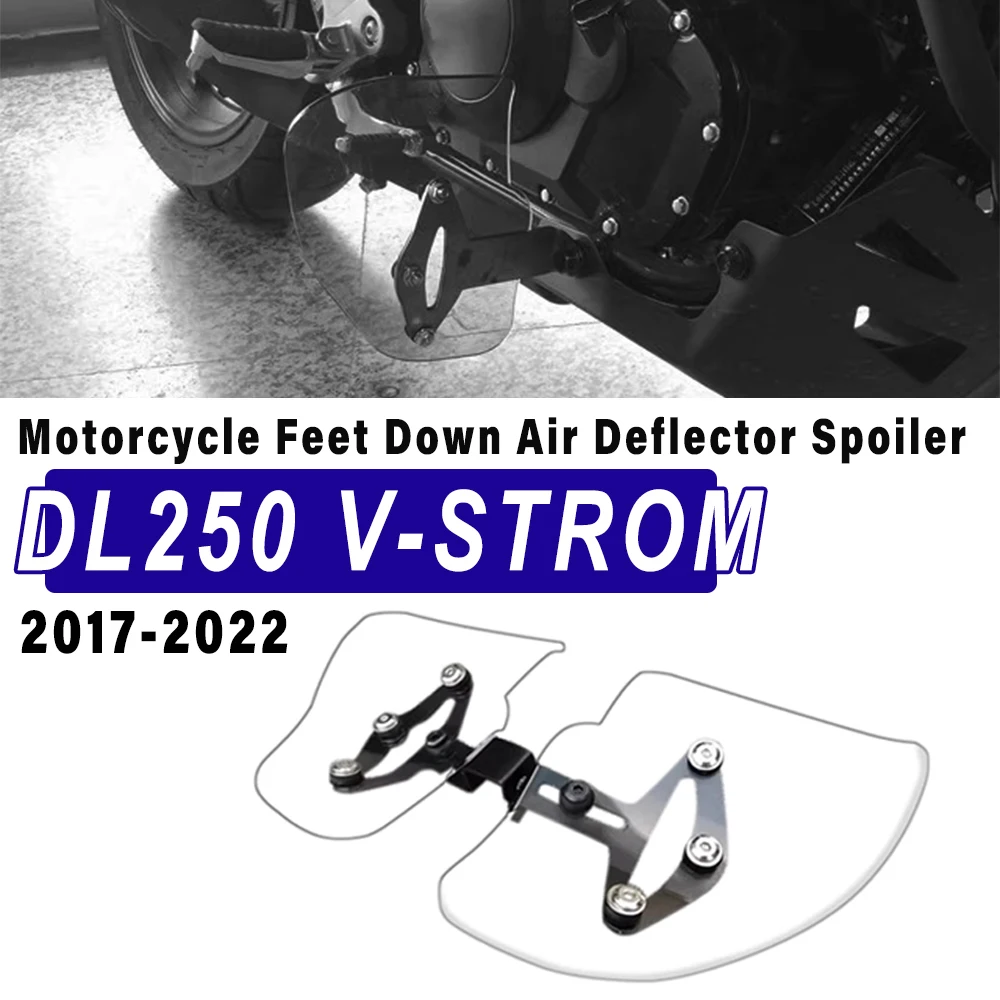 DL250 V-STROM 2017-2022 для Suzuki аксессуары новые мотоциклетные ножки вниз дефлектор воздуха спойлер DL 250 V Открытый акриловое ветровое стекло
DL250 V-STROM 2017-2022 для Suzuki аксессуары новые мотоциклетные ножки вниз дефлектор воздуха спойлер DL 250 V Открытый акриловое ветровое стекло