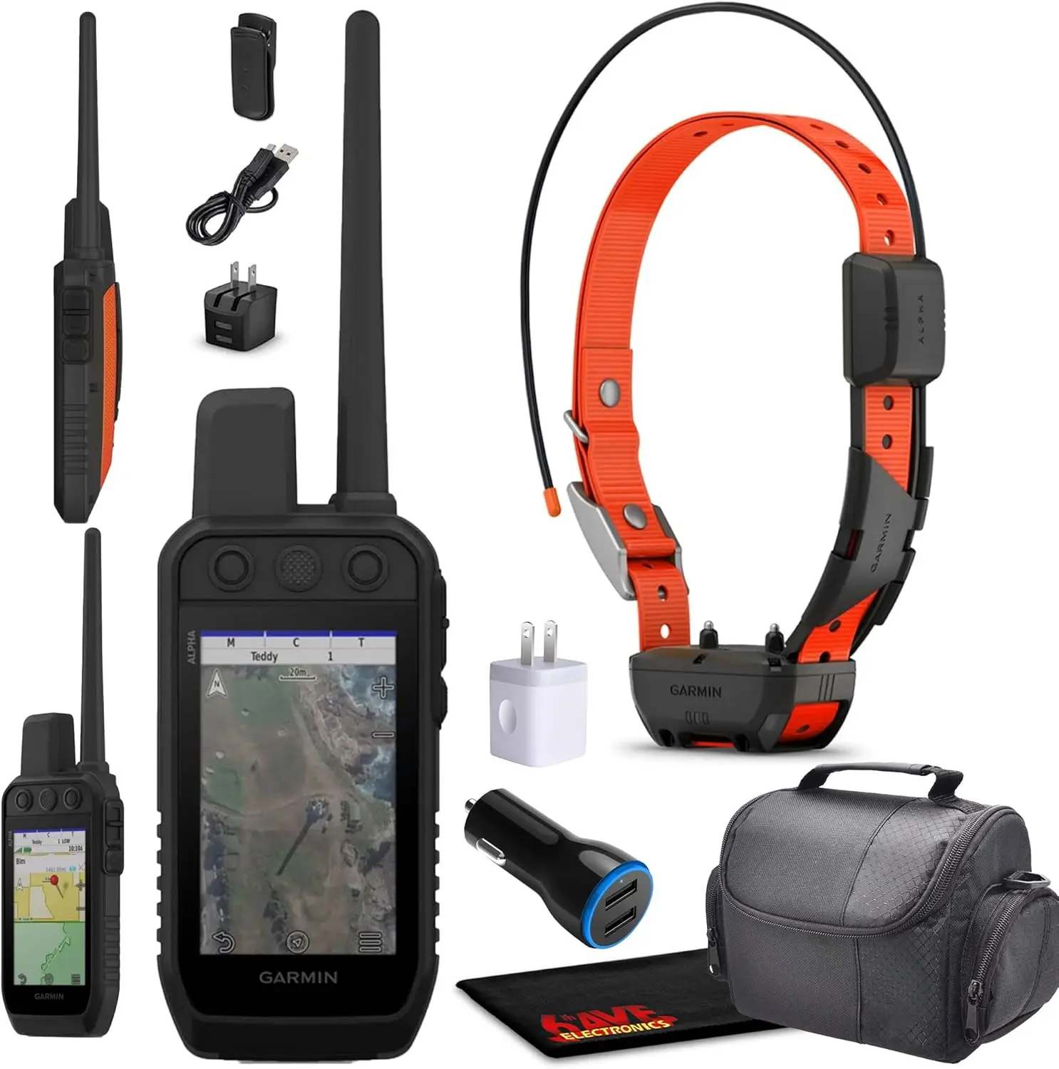 Device for Hunting Dog Bundle with Garmin Alpha TT25 Tracking Collar for Dogs with GPS + USB Charger and Field Bag + Accessories
Device for Hunting Dog Bundle with Garmin Alpha TT25 Tracking Collar for Dogs with GPS + USB Charger and Field Bag + Accessories