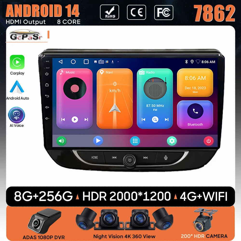 Car Radio Android 14 FOR Chevrolet Onix 2020 + Navigation GPS Android Auto Carplay Multimedia Player Stereo 4G WiFi No 2din Unit
Car Radio Android 14 FOR Chevrolet Onix 2020 + Navigation GPS Android Auto Carplay Multimedia Player Stereo 4G WiFi No 2din Unit