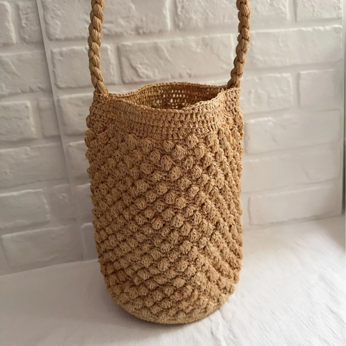 Summer Raffia Bucket Straw Bags for Women Handbags Handmade Woven Shoulder Bag NEW Natural Straw Beach Bag NEW Vacation Purses
Summer Raffia Bucket Straw Bags for Women Handbags Handmade Woven Shoulder Bag NEW Natural Straw Beach Bag NEW Vacation Purses