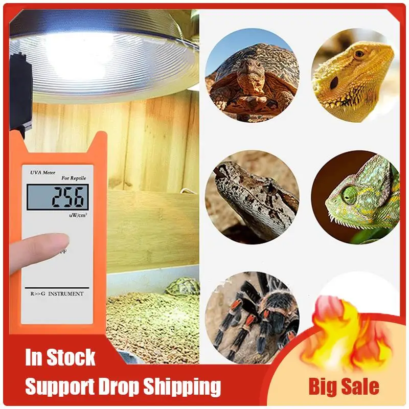 A70U New Reptile UV Index Meter, 0‑1999 Μw/Cm² UV Strength Tester 3.5-Bit LCD UVA Solar Lamp For Crawler Lamp UVA Daily Detectio
A70U New Reptile UV Index Meter, 0‑1999 Μw/Cm² UV Strength Tester 3.5-Bit LCD UVA Solar Lamp For Crawler Lamp UVA Daily Detectio