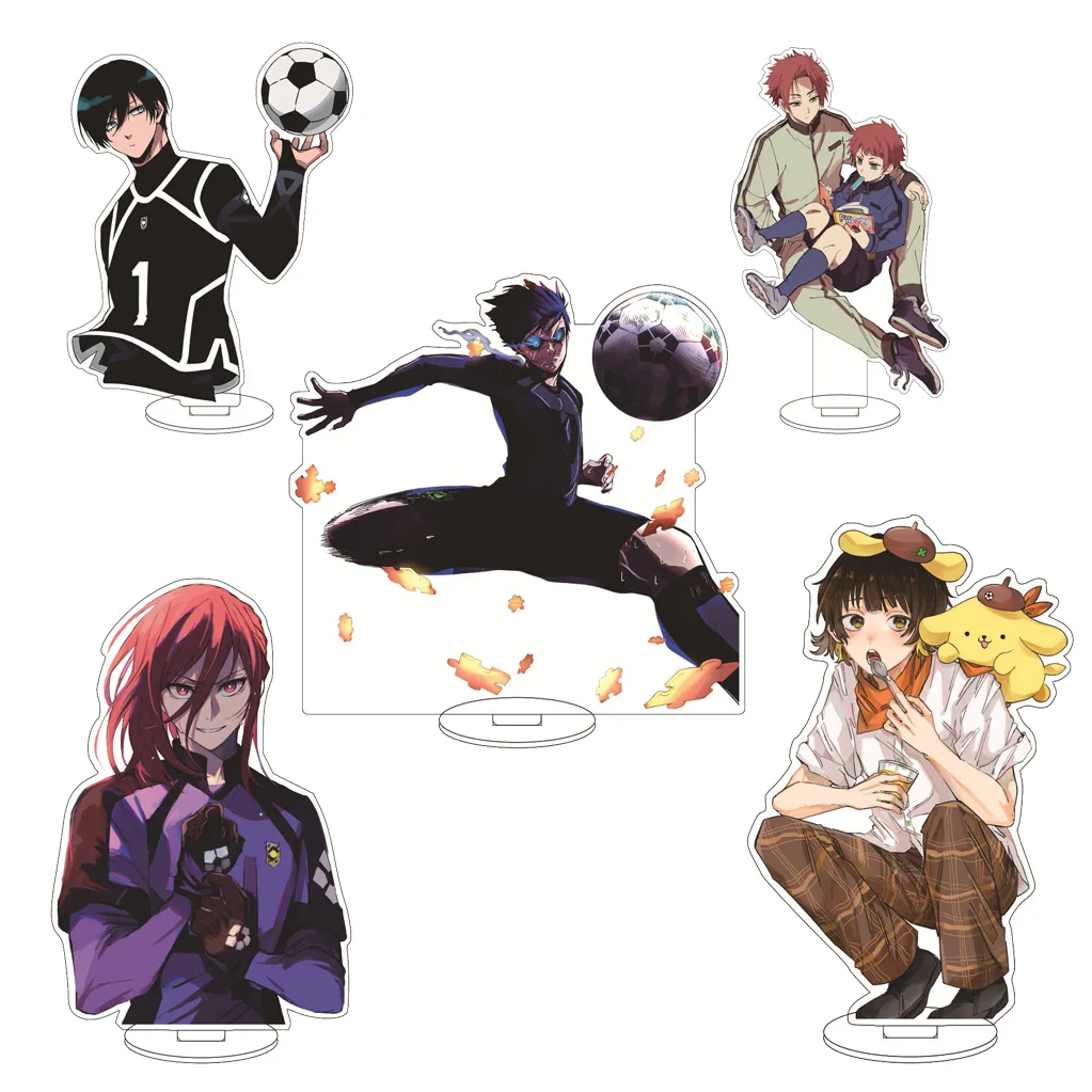 16CM Anime Blue Lock Chigiri Hyoma Isagi Yoichi Raichi Jingo Imamura Yudai Cos Acrylic Figure Stand Ornaments Chirstmas Gifts
16CM Anime Blue Lock Chigiri Hyoma Isagi Yoichi Raichi Jingo Imamura Yudai Cos Acrylic Figure Stand Ornaments Chirstmas Gifts