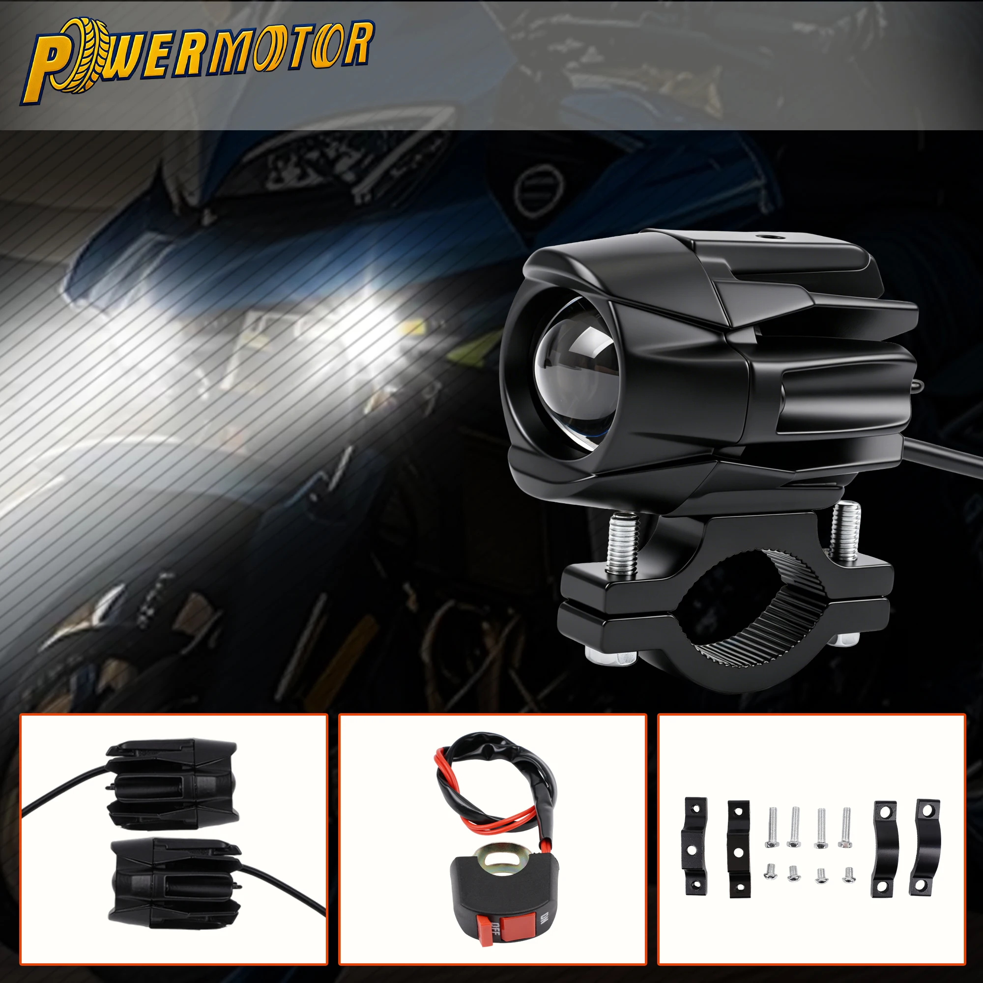 1 Pair Motorcycle Fog Light Auxiliary Lamp Spotlights Kit Driving Light For BMW Honda Yamaha 4x4 ATV Quad Bike Cruiser Moto
1 Pair Motorcycle Fog Light Auxiliary Lamp Spotlights Kit Driving Light For BMW Honda Yamaha 4x4 ATV Quad Bike Cruiser Moto