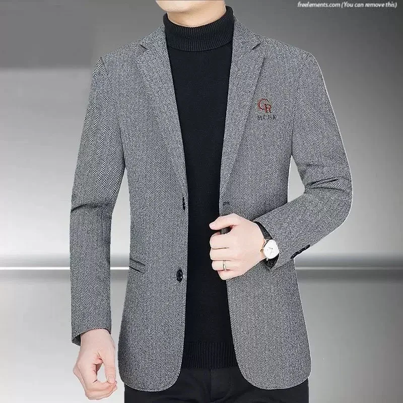 Spring and Autumn New Classic Fashion Business Casual Wedding Wool Coat Men's Casual Loose Plus Size High Quality Suit Jacket
Spring and Autumn New Classic Fashion Business Casual Wedding Wool Coat Men's Casual Loose Plus Size High Quality Suit Jacket