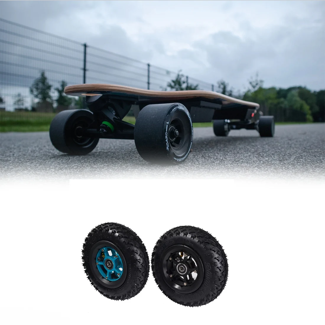 8 Inch 200X50 Pneumatic Tires for Electric Skateboard Damping Cross Country Skateboard Tubeless Tyre Parts,Front Wheel
8 Inch 200X50 Pneumatic Tires for Electric Skateboard Damping Cross Country Skateboard Tubeless Tyre Parts,Front Wheel