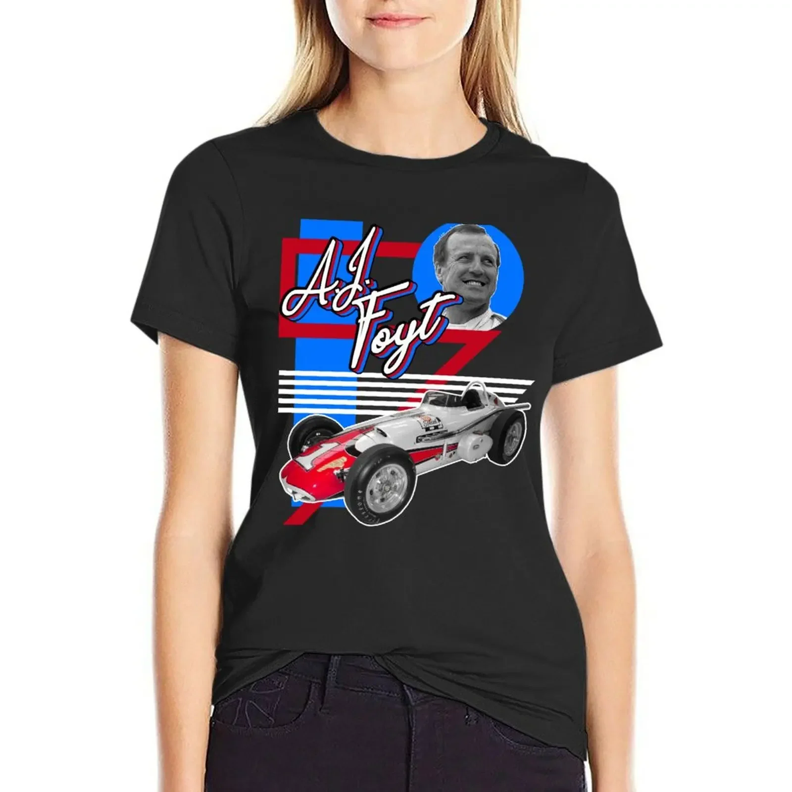 AJ Foyt ))(( Indy Car Racing Legend Tribute T-Shirt animal print shirt for girls anime lady clothes graphics t shirt dress Women
AJ Foyt ))(( Indy Car Racing Legend Tribute T-Shirt animal print shirt for girls anime lady clothes graphics t shirt dress Women
