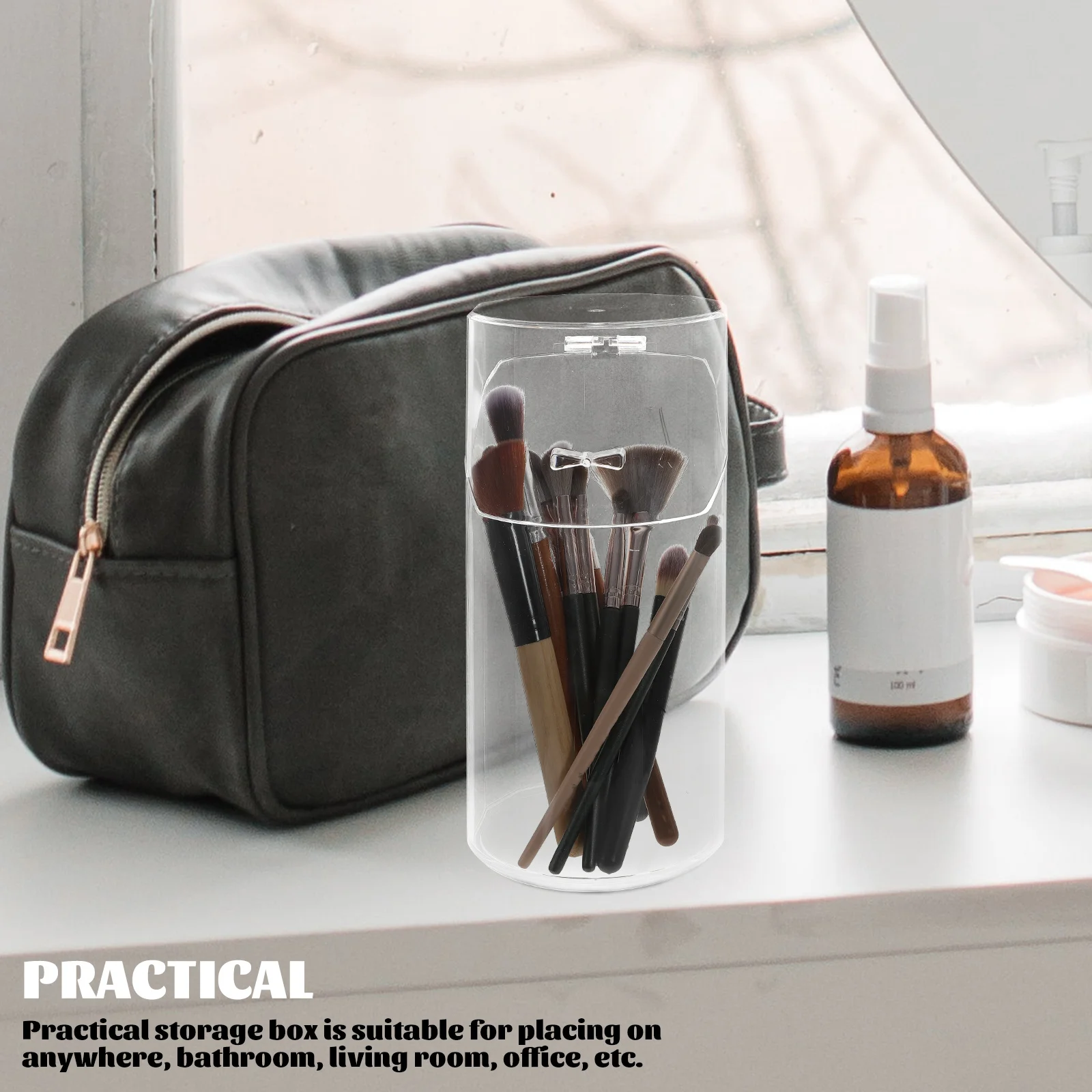 Acrylic Makeup Brush Storage Box Office Brushes Clear Holder Pen Organizer for Desk
Acrylic Makeup Brush Storage Box Office Brushes Clear Holder Pen Organizer for Desk