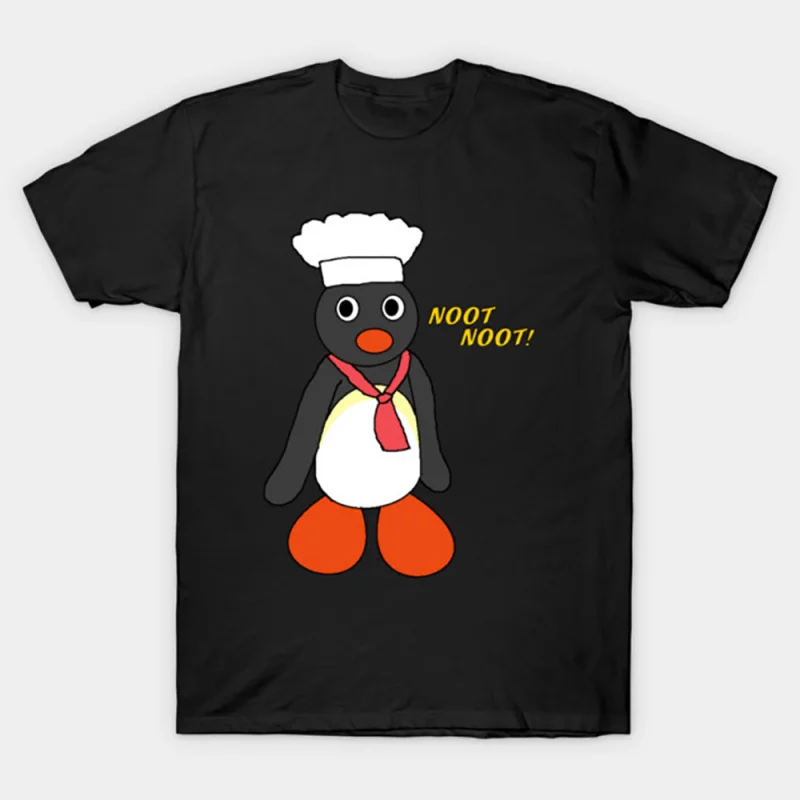 0330 Noot Noot Pingu Meme Gift t shirt for men Funny cartoon Graphic Clothes 100% cotton printed Y2K clothing Large size tee
0330 Noot Noot Pingu Meme Gift t shirt for men Funny cartoon Graphic Clothes 100% cotton printed Y2K clothing Large size tee