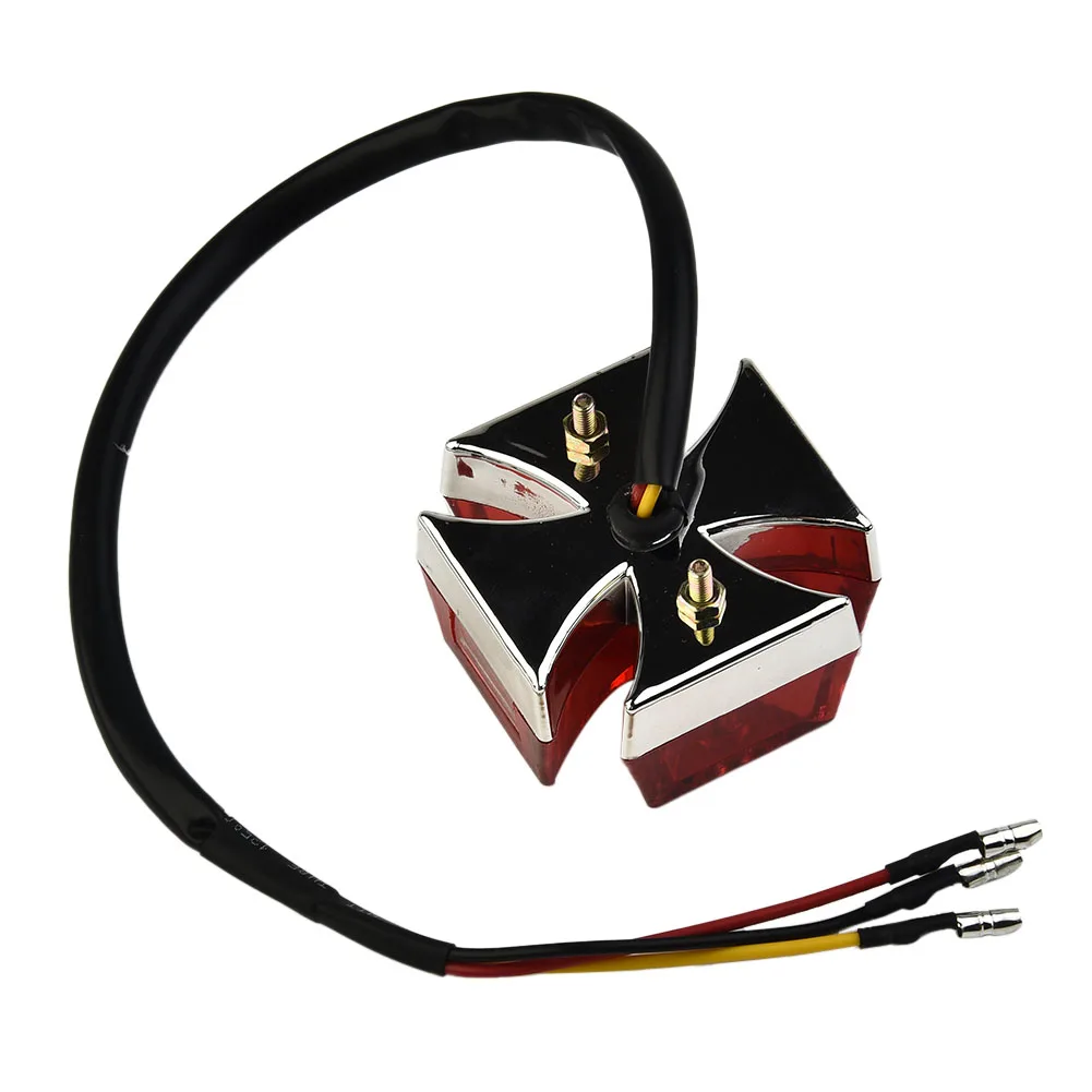Brake Motorcycle Tail Light Running Maltese Cross LED License Quads Chrome ABS Choppers DC 12V Dirt Distinctive
Brake Motorcycle Tail Light Running Maltese Cross LED License Quads Chrome ABS Choppers DC 12V Dirt Distinctive