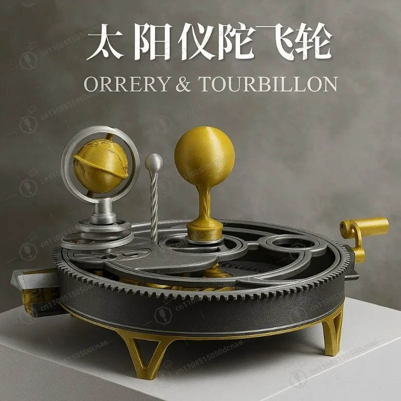 Moon Phase Demonstrator Trisphere Model, Earth Rotation Revolution Mechanical Teaching Ornament
Moon Phase Demonstrator Trisphere Model, Earth Rotation Revolution Mechanical Teaching Ornament