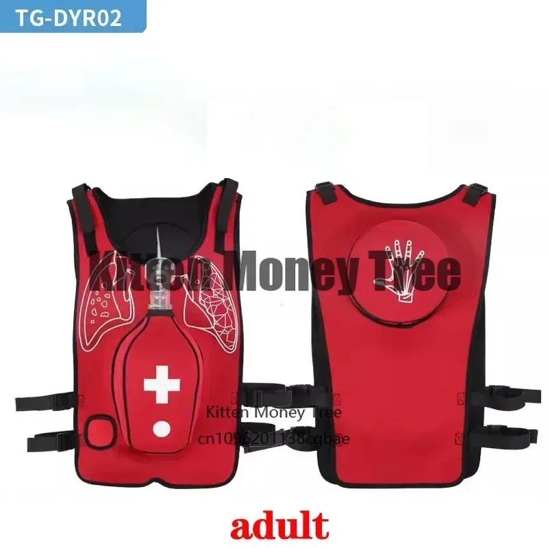 Heimlich Training Vest With Tracheal Blockage, Wearable Adult Infarction Teaching Mold
Heimlich Training Vest With Tracheal Blockage, Wearable Adult Infarction Teaching Mold