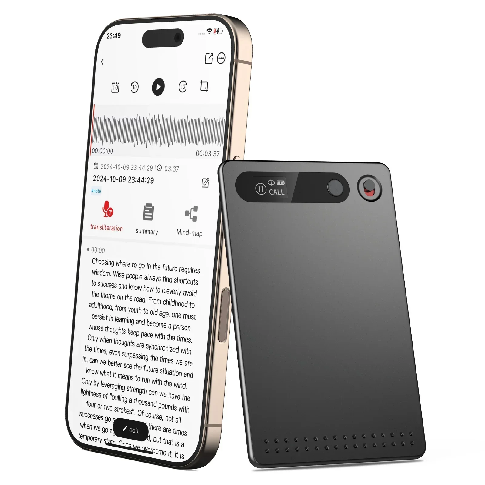 In stock Smart Voice Recorder GPT-4o Support 112 Languages Translation 0.42" OLED
In stock Smart Voice Recorder GPT-4o Support 112 Languages Translation 0.42" OLED