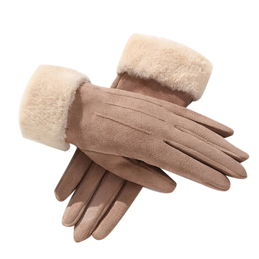 1Pair Winter Touch Screen Gloves for Women Thicken Fleece Lined Windproof Full Finger Coverage Warm Hand Protection for Skiing
1Pair Winter Touch Screen Gloves for Women Thicken Fleece Lined Windproof Full Finger Coverage Warm Hand Protection for Skiing