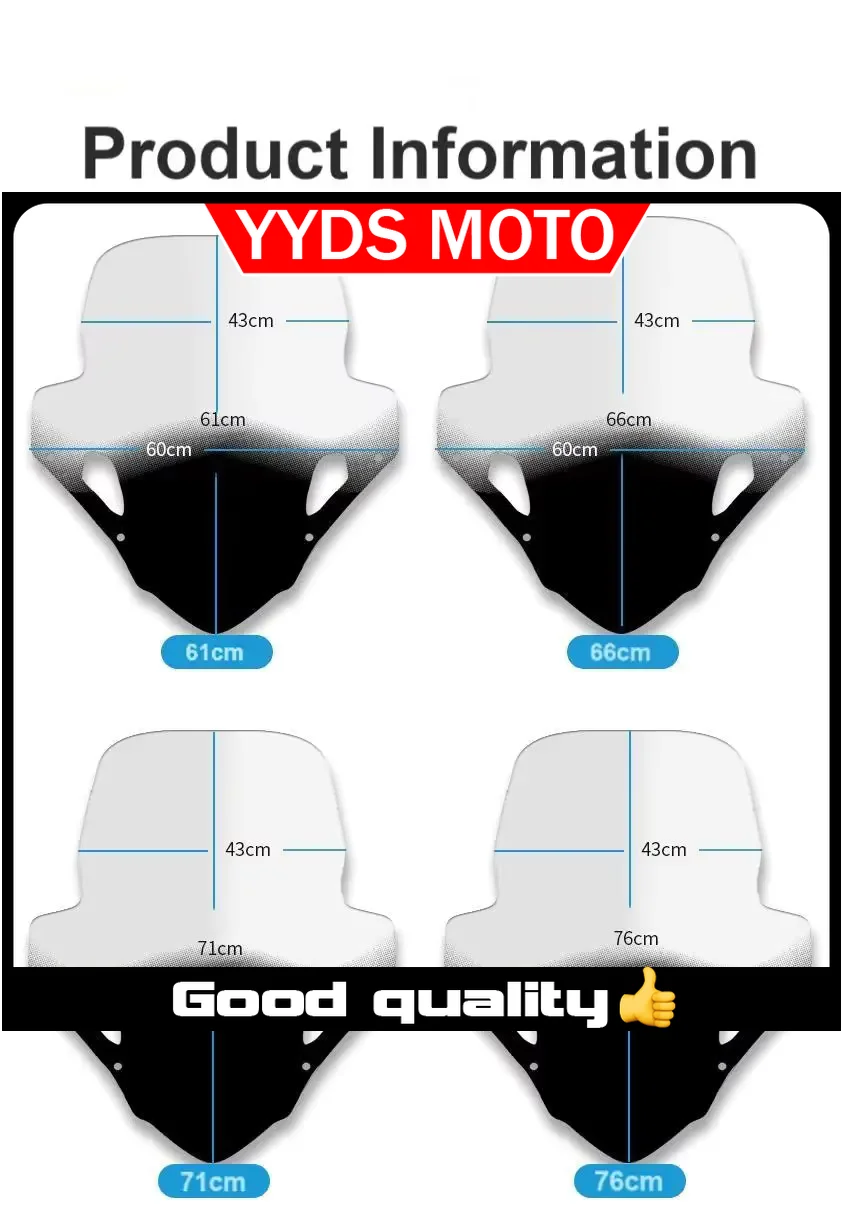 【Good quality】For Honda PCX160 modified windshield accessories windshield mirror chest protector, HD transparent heightened
【Good quality】For Honda PCX160 modified windshield accessories windshield mirror chest protector, HD transparent heightened
