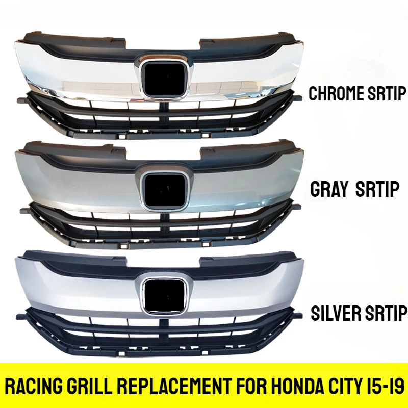 Fit For Honda City 2015-2019 Middle Racing Grill Grills Replacement Upgrade Front BumperParts ABS SIlver Chrome
Fit For Honda City 2015-2019 Middle Racing Grill Grills Replacement Upgrade Front BumperParts ABS SIlver Chrome