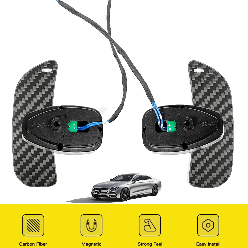 Carbon Fiber Magnetic Paddle Shifters For Mercedes Benz A Class W176 C W204 E W212 CLA C117 SLK 2011-2015 CLS W218 2011-2013
Carbon Fiber Magnetic Paddle Shifters For Mercedes Benz A Class W176 C W204 E W212 CLA C117 SLK 2011-2015 CLS W218 2011-2013