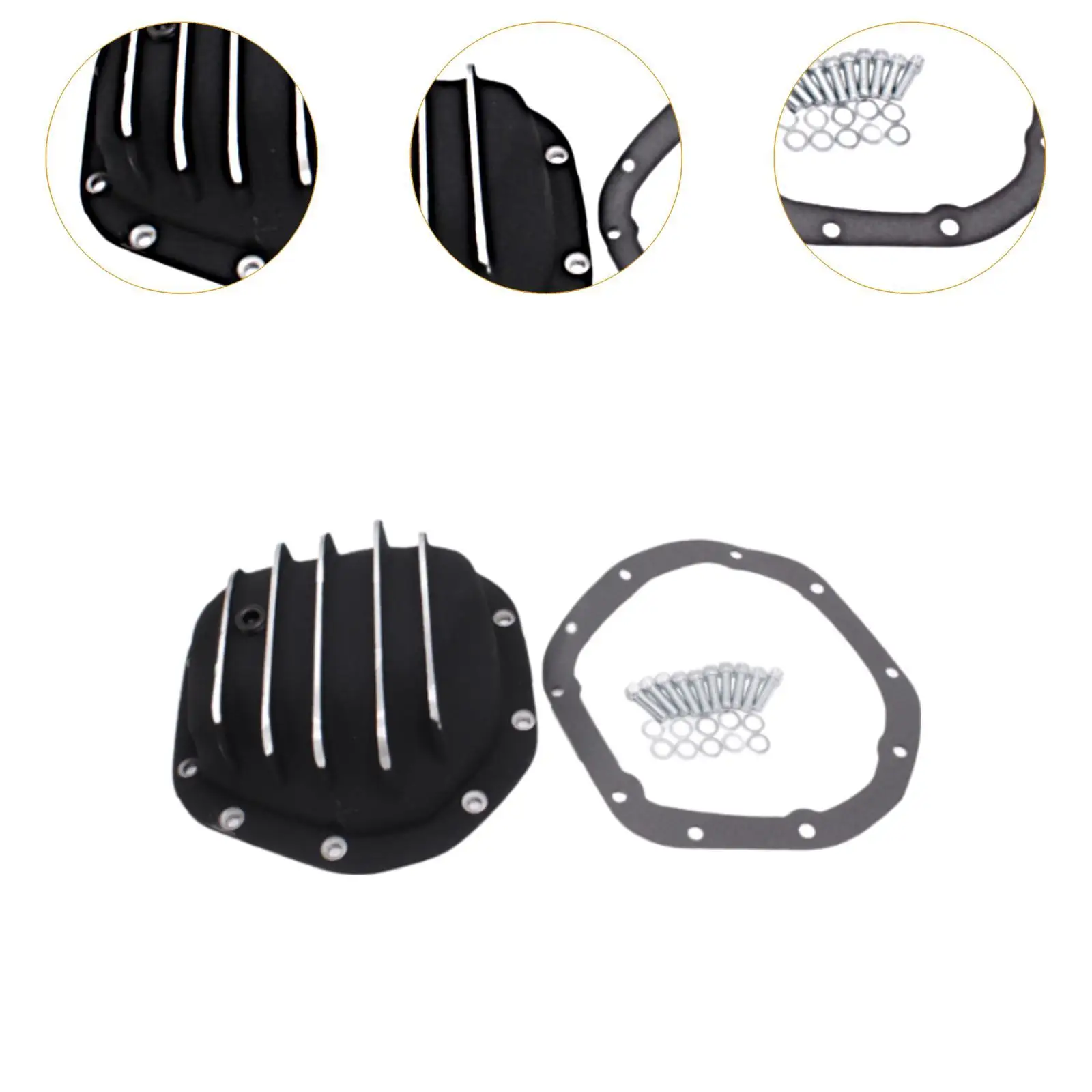 Replacement Differential Cover Kit Aluminum Wear Resistant Auto Spare Parts with Gasket Screws for Dana 44 Easy Installation
Replacement Differential Cover Kit Aluminum Wear Resistant Auto Spare Parts with Gasket Screws for Dana 44 Easy Installation