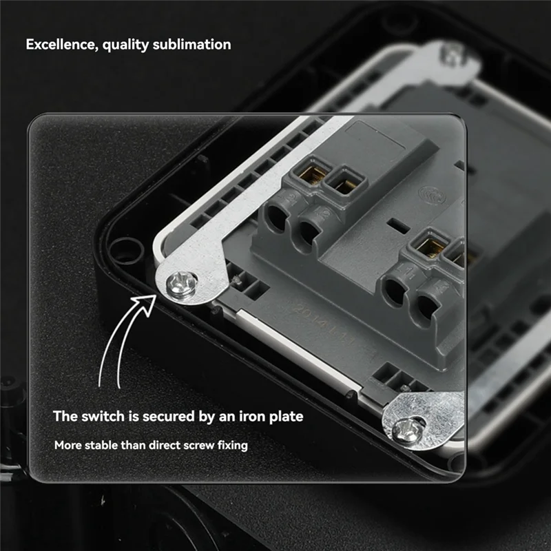 Luckshopping IP66 Waterproof Switch Park Swimming Pool Anti-Rain Splash Industrial Power Wall Switch Outdoor Waterproof Switch
Luckshopping IP66 Waterproof Switch Park Swimming Pool Anti-Rain Splash Industrial Power Wall Switch Outdoor Waterproof Switch