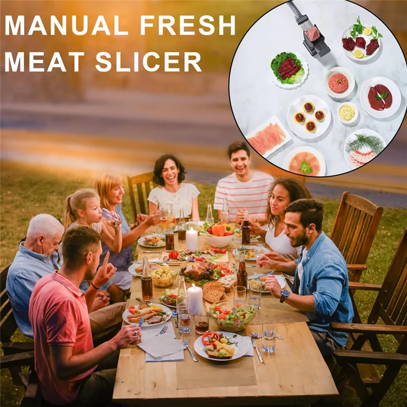 Ломтерезка ABCA-Freshmeat, ручная мясорубка для свежего сырого мяса, приготовление еды на неделю, регулируемая толщина 2 мм или 4 мм
Ломтерезка ABCA-Freshmeat, ручная мясорубка для свежего сырого мяса, приготовление еды на неделю, регулируемая толщина 2 мм или 4 мм