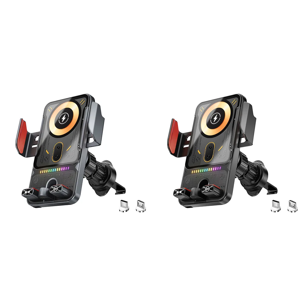 1 Set Mobile Phone Holder Rotating Opening Closing Phone Holder 15W 10W, 7.5W, And 5W, Charger Dual Coil Phones Charging Parts
1 Set Mobile Phone Holder Rotating Opening Closing Phone Holder 15W 10W, 7.5W, And 5W, Charger Dual Coil Phones Charging Parts