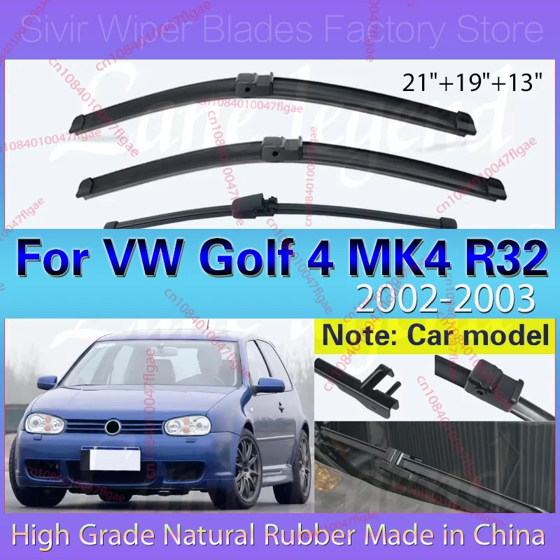 For Volkswagen VW Golf 4 MK4 R32 2002 2003 Car Wiper Blade Front Rear Windscreen Windshield Wipers 21"+19"+13" Car Accessories
For Volkswagen VW Golf 4 MK4 R32 2002 2003 Car Wiper Blade Front Rear Windscreen Windshield Wipers 21"+19"+13" Car Accessories