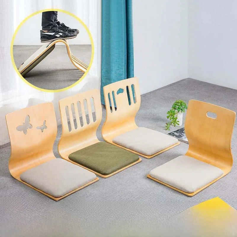 Japanese Style Tatami Back Chair Stool Bedroom Floor Chair Low Chair Legless Office Chair Pad Square Real Wood Adult All Seasons
Japanese Style Tatami Back Chair Stool Bedroom Floor Chair Low Chair Legless Office Chair Pad Square Real Wood Adult All Seasons