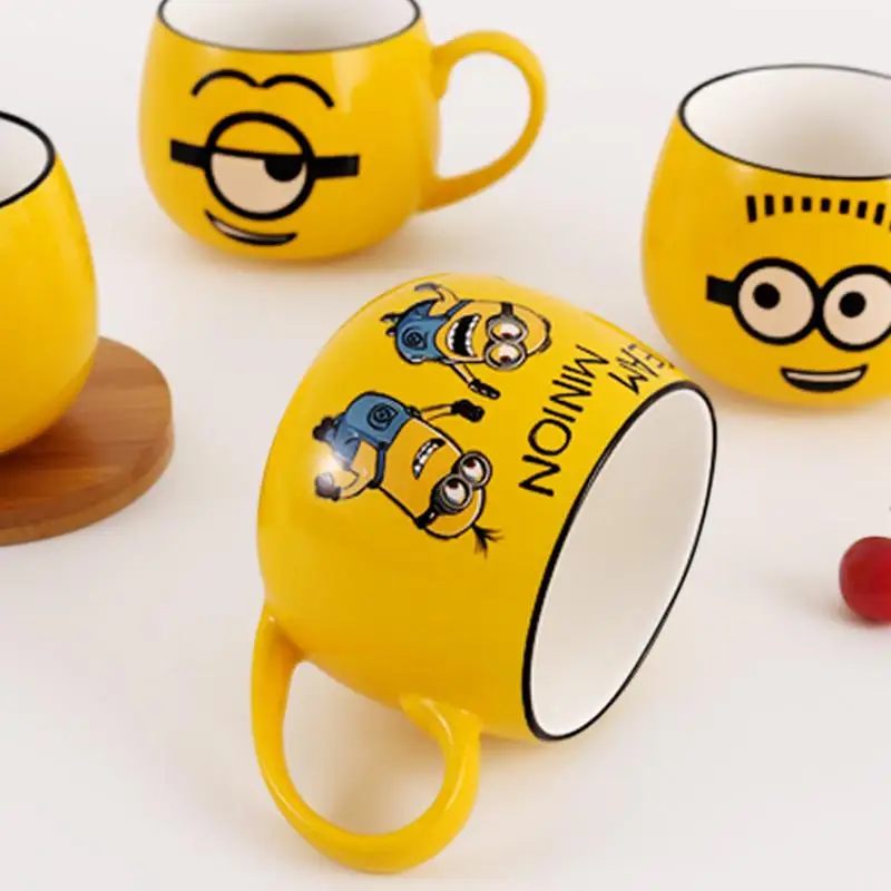 Minions Cute Creative Cartoon Ceramic Mug - Coffee/Milk Cup with Spoon for Home Use, Suitable for Men & Women
Minions Cute Creative Cartoon Ceramic Mug - Coffee/Milk Cup with Spoon for Home Use, Suitable for Men & Women