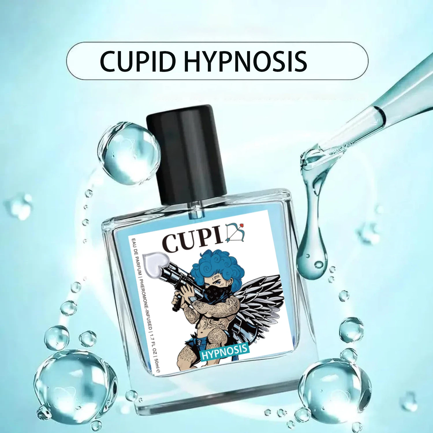 50ml Cupid Hypnosis Perfume Pheromone Cologne for Men Long Lasting Eau de Parfum High Quality Hombre Perfume to Attract Women
50ml Cupid Hypnosis Perfume Pheromone Cologne for Men Long Lasting Eau de Parfum High Quality Hombre Perfume to Attract Women