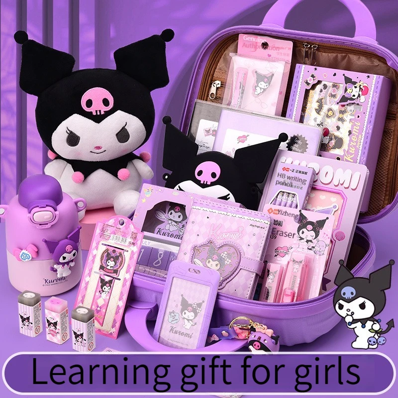 Детский подарок Sanrio, набор канцелярских принадлежностей для учебы, студенческий подарок Kuromi, праздничная подарочная коробка на день рождения, милая Подарочная коробка с сюрпризом для детей на Рождество
Детский подарок Sanrio, набор канцелярских принадлежностей для учебы, студенческий подарок Kuromi, праздничная подарочная коробка на день рождения, милая Подарочная коробка с сюрпризом для детей на Рождество