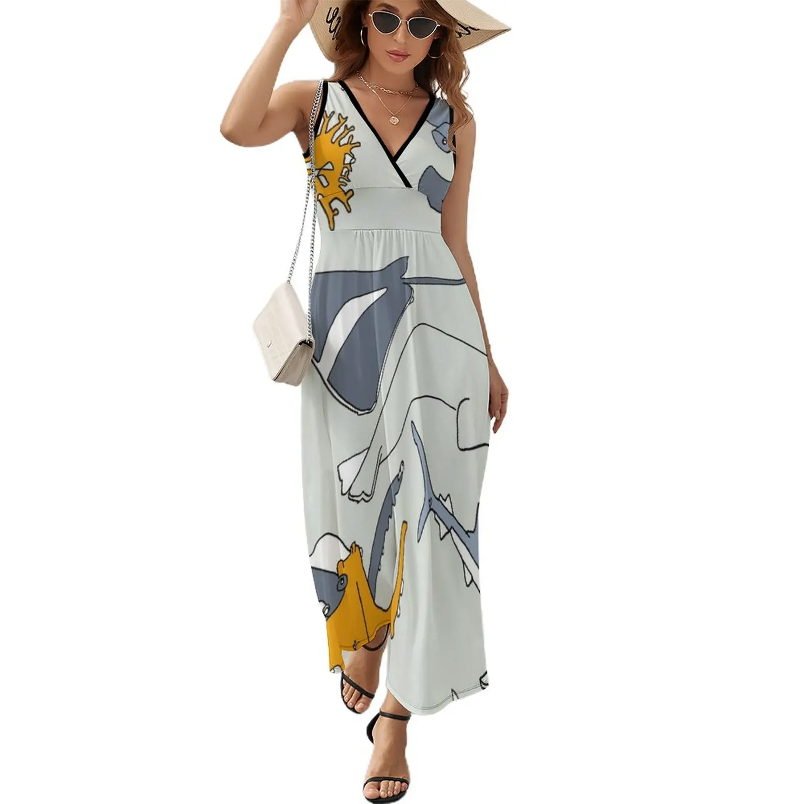 Under The Sea Sleeveless Dress wedding dresses for parties sexy dress for women summer outfits for women 2024
Under The Sea Sleeveless Dress wedding dresses for parties sexy dress for women summer outfits for women 2024