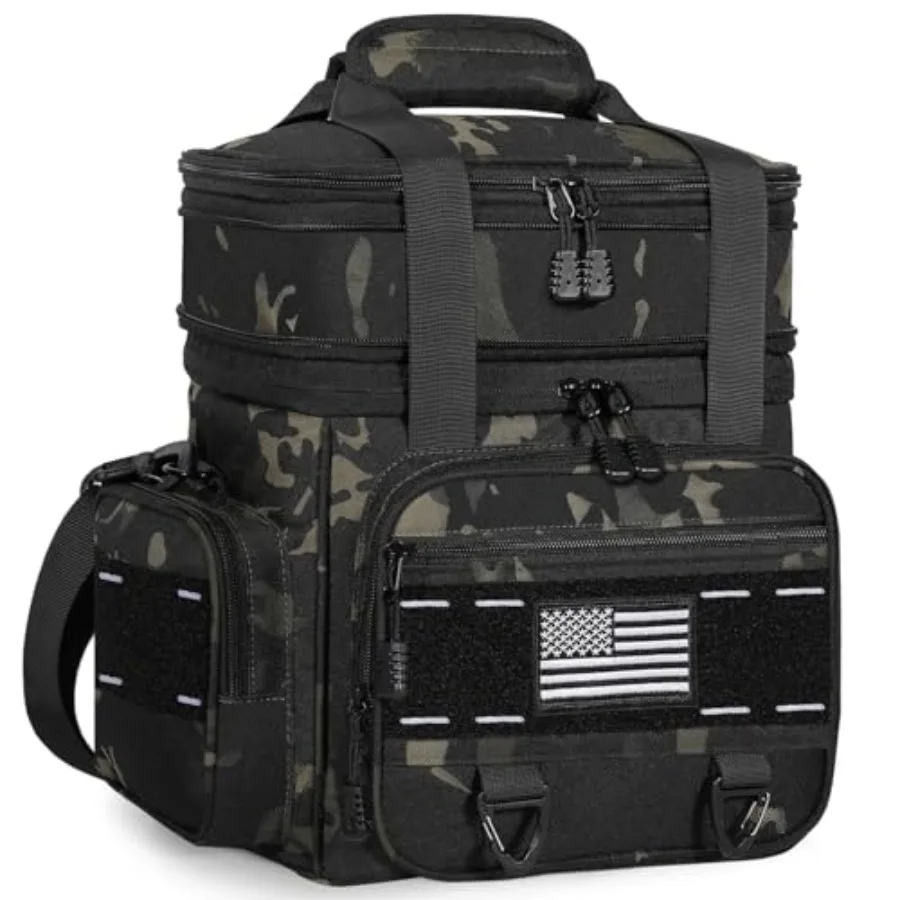 Expandable Tactical Lunch Box XLarge Insulated Lunch Cooler Bag Heavy Duty Leakproof Lunch Pail for Men Adults Work Office Outd
Expandable Tactical Lunch Box XLarge Insulated Lunch Cooler Bag Heavy Duty Leakproof Lunch Pail for Men Adults Work Office Outd