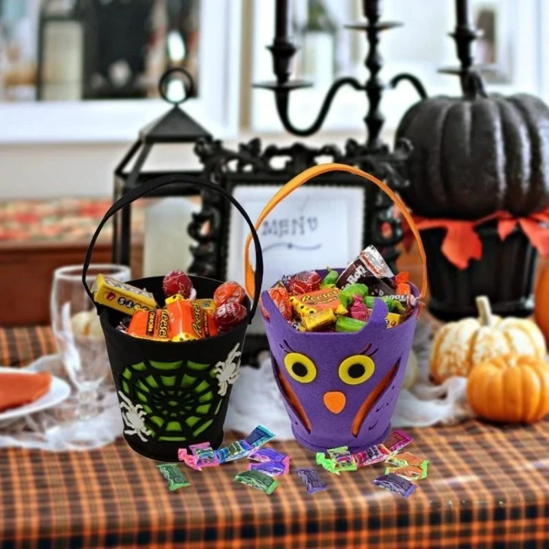 Candy Bag Felt Cloth Candy Bag Skull Bat Tote Pumpkin Bag Halloween Candy Gift Storage Supplies Halloween Suppliers 사탕 주머니
Candy Bag Felt Cloth Candy Bag Skull Bat Tote Pumpkin Bag Halloween Candy Gift Storage Supplies Halloween Suppliers 사탕 주머니
