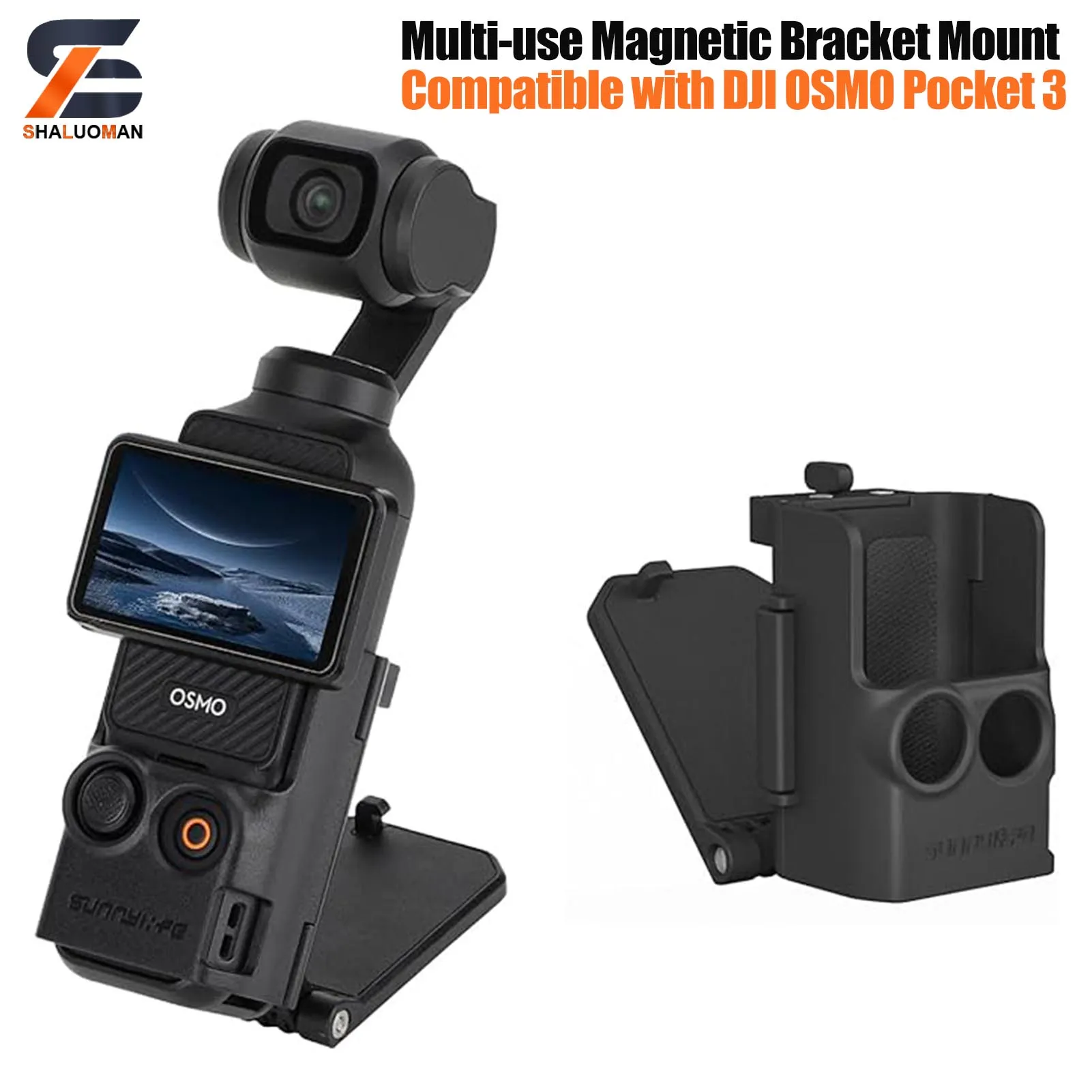 Multi-use Magnetic Bracket Mount Compatible with DJI OSMO Pocket 3 Expansion Adapter Magnet Steering Holder Bracket Accessories
Multi-use Magnetic Bracket Mount Compatible with DJI OSMO Pocket 3 Expansion Adapter Magnet Steering Holder Bracket Accessories