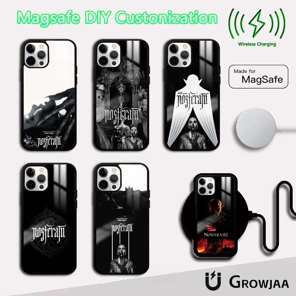 N-Nosferatu V-Vampire Movie Phone Case For IPhone 16 15 14 13 12 11 Pro Max Plus Mini Magsafe Mirror Wireless Magnetic Funda
N-Nosferatu V-Vampire Movie Phone Case For IPhone 16 15 14 13 12 11 Pro Max Plus Mini Magsafe Mirror Wireless Magnetic Funda