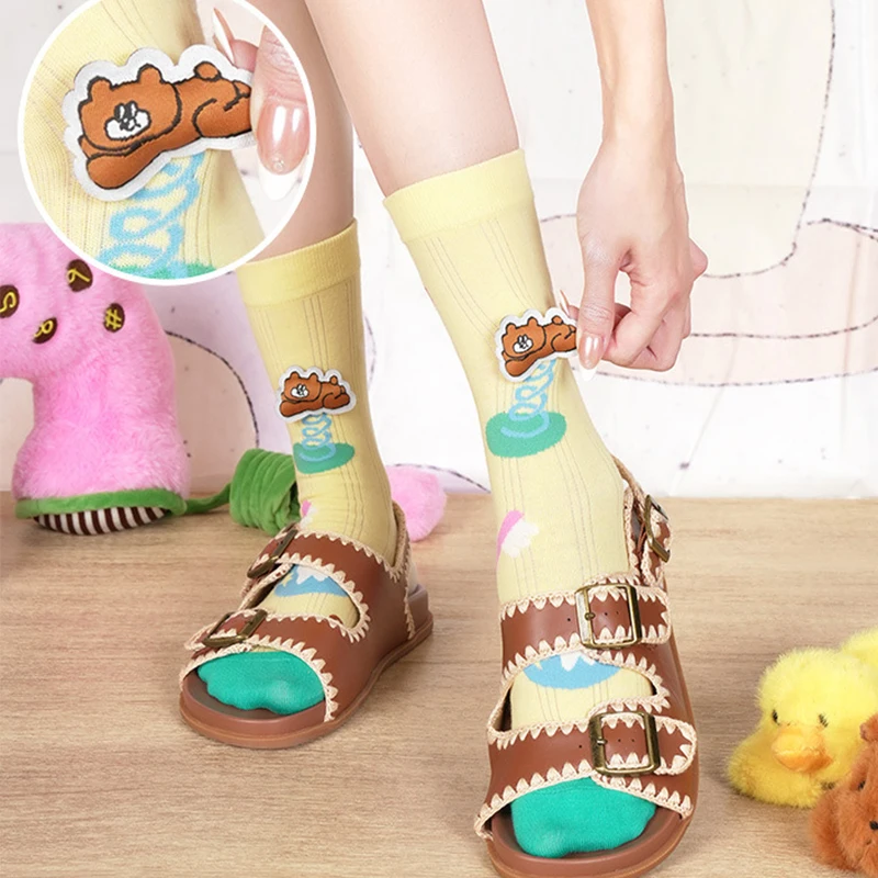Summer Thin Cartoon Pattern Lolita Cute Socks Combed Cotton Breathable Mesh Macaron Color Youth Playful Mid-Calf Socks Wholesale
Summer Thin Cartoon Pattern Lolita Cute Socks Combed Cotton Breathable Mesh Macaron Color Youth Playful Mid-Calf Socks Wholesale