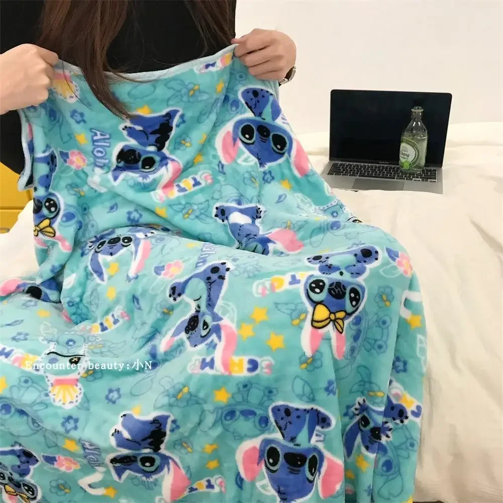 Stitch Flannel Blanket Girl Student Dormitory Office Shawl Japanese Style Cartoon Nap Blanket Sofa Air Conditioning Blanket Warm
Stitch Flannel Blanket Girl Student Dormitory Office Shawl Japanese Style Cartoon Nap Blanket Sofa Air Conditioning Blanket Warm