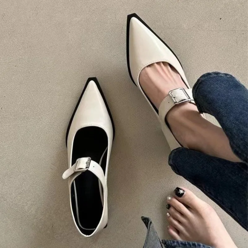 Elegant Low Heel Women Mary Jane Shoes Fashion Pointed Toe Shoes 2025 Spring Ladies Casual Party Dress Pumps
Elegant Low Heel Women Mary Jane Shoes Fashion Pointed Toe Shoes 2025 Spring Ladies Casual Party Dress Pumps
